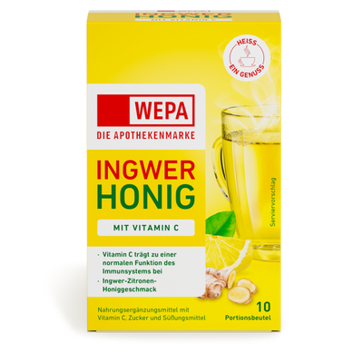 WEPA Apothekenbedarf GmbH & Co KG WEPA Ingwer+Honig+Vitamin C Pulver 10X10 g 18336999