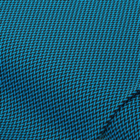 Elastik-Jersey "grafisch", petrol-color