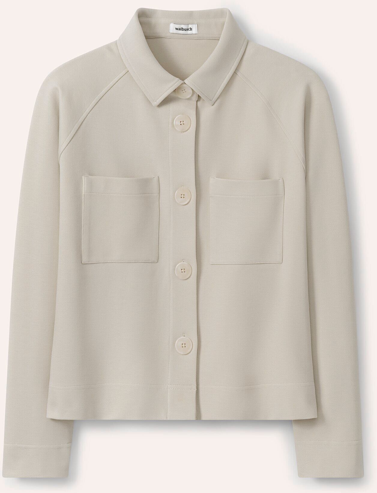 Walbusch Jersey Twill Jacke, #normale Größen, Farbe Beige, 44, mit Baumwolle und Lyocell praktisch Damen