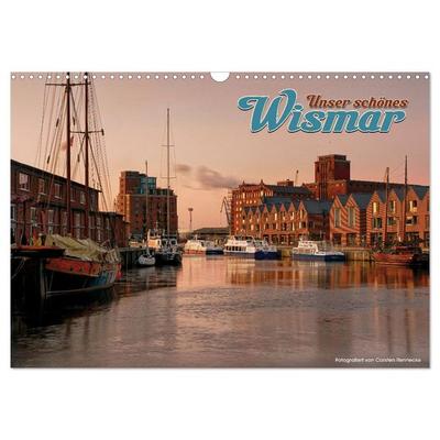 Unser schönes Wismar (Wandkalender 2026 DIN A3 quer), CALVENDO Monatskalender