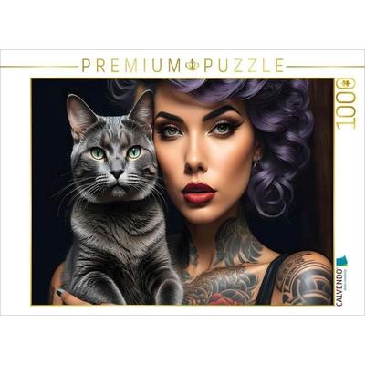 CALVENDO Puzzle Die Extravagante | 1000 Teile Lege-Größe 64x48cm Foto-Puzzle für glückliche Stunden