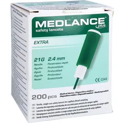 Medlance plus Extra Sicherheitslanzetten 21 G