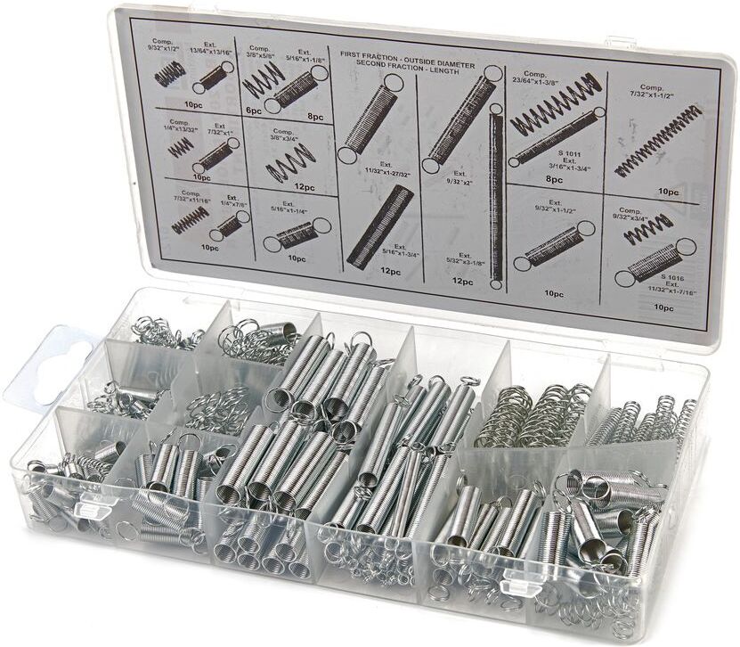 Assortimento di Molle HBM 200 Pezzi