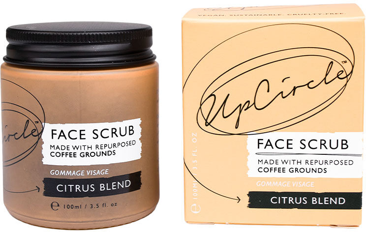 UpCircle Coffee Face Scrub Citrus Blend Pot 100ml