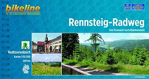 bikeline - Rennsteig-Radweg 1 : 50 000: Von Eisenach nach Blankenstein 208 km (Bikeline Radtourenbücher) - Preis vom 09.10.2026 07:28:09 h
