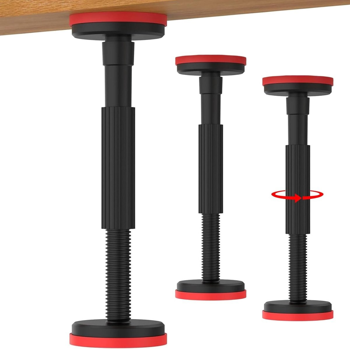 Verstelbare Telescopische Montagebeugels voor Meubels, Hoogte: 18-44 cm, Maximale Draagkracht 200 kg