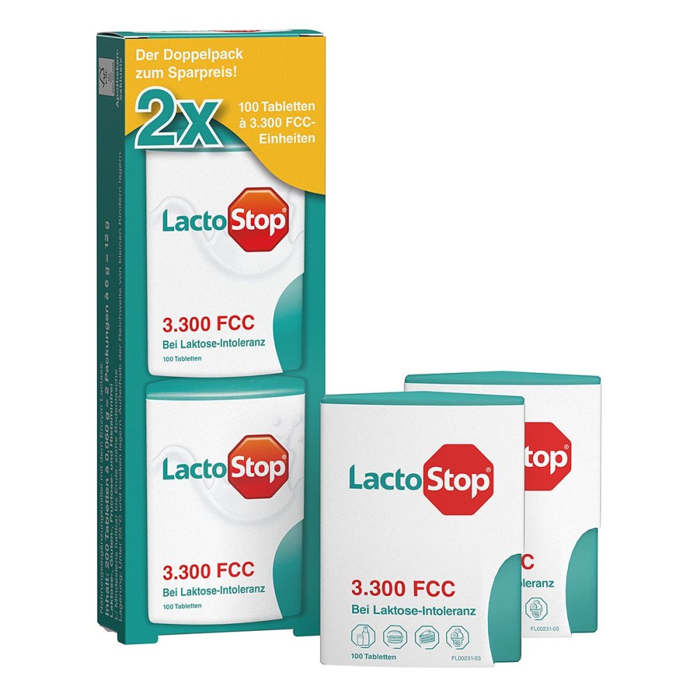 MIBE GmbH Arzneimittel Lactostop 3.300 FCC Tabletten Klickspender 10941761