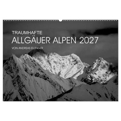 Traumhafte Allgäuer Alpen (Wandkalender 2027 DIN A2 quer), CALVENDO Monatskalender