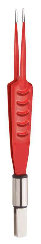 KLS Martin SE & Co. KG HF-Bipolar-Pinzette, red nonStick, KLS Martin, gerade, spitz, 1,0 mm stumpf 12,0 cm 80-986-12-04