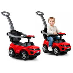 Rutschauto mit Schiebestange 614W Rot Sport Car Auto