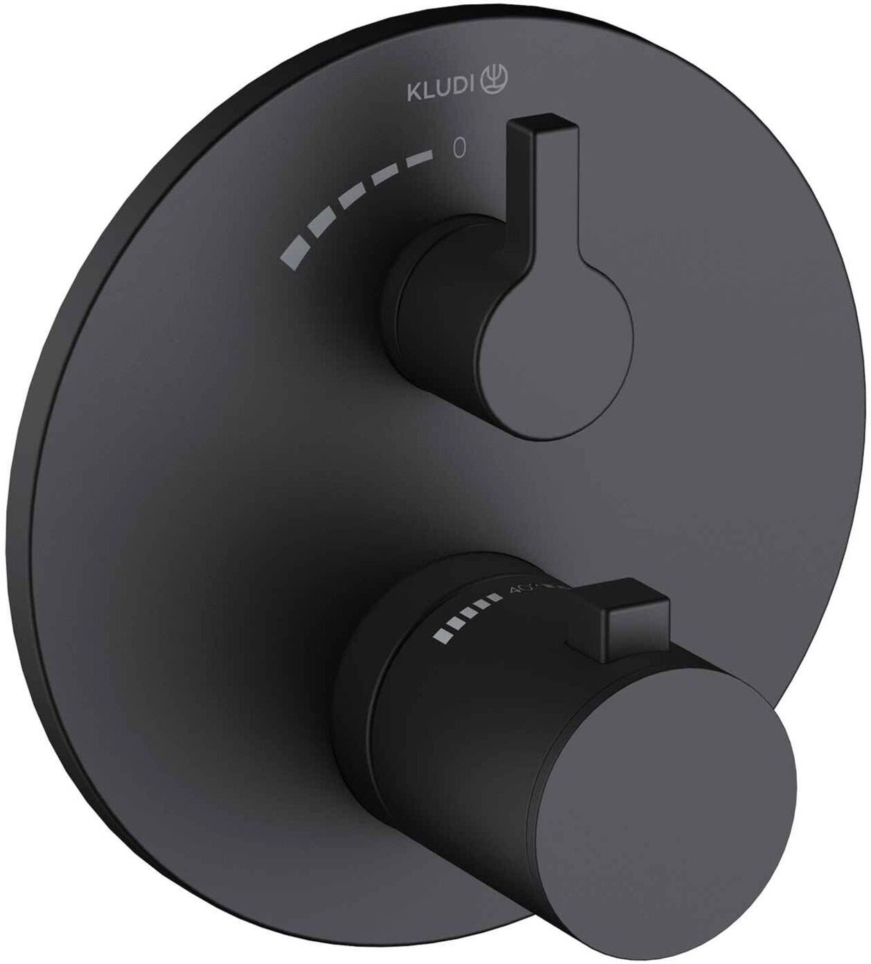 Kludi NOVA FONTE Unterputz-Brause-Thermostat-Armatur mit Umstellventil und Funktionseinheit