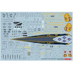 Meng-Model Boeing F/A-18E Super Hornet Golden Dragons