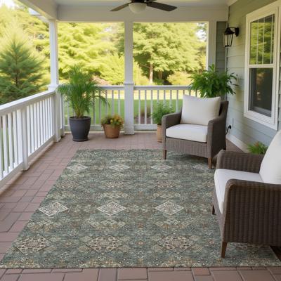 Addison Rugs Machine Washable Indoor/ Outdoor Global Flory Chantille Rug