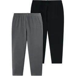 Tchibo - 2 Kinder-Leggings - Kinder - Gr. 122/128 - schwarz