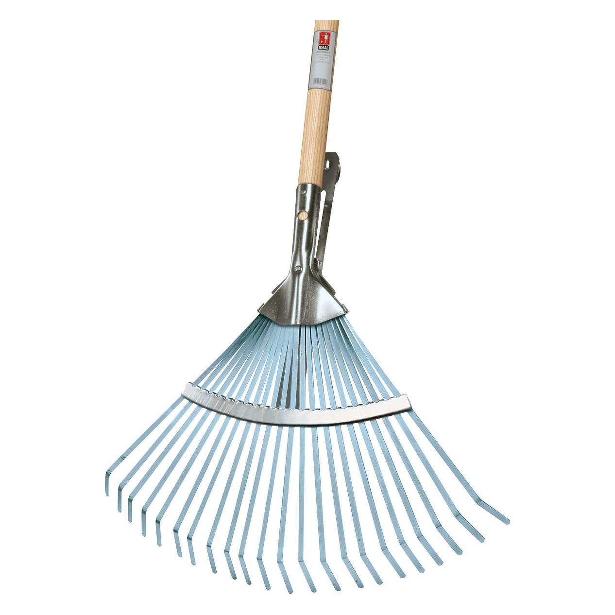 Idealspaten IDEAL-Profi-Fächerbesen verstellbar mit Eschen-Langstiel 140 cm (66500041)