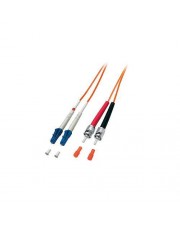 Digital Data Communications Equip Patch-Kabel LC Multi-Mode M bis ST multi-mode M 5 m Glasfaser 50/125 Mikrometer Grau (254215)