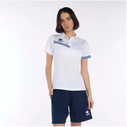 Errea, Unisex, Sportshirt, Eden (XXL), Blau, Weiss
