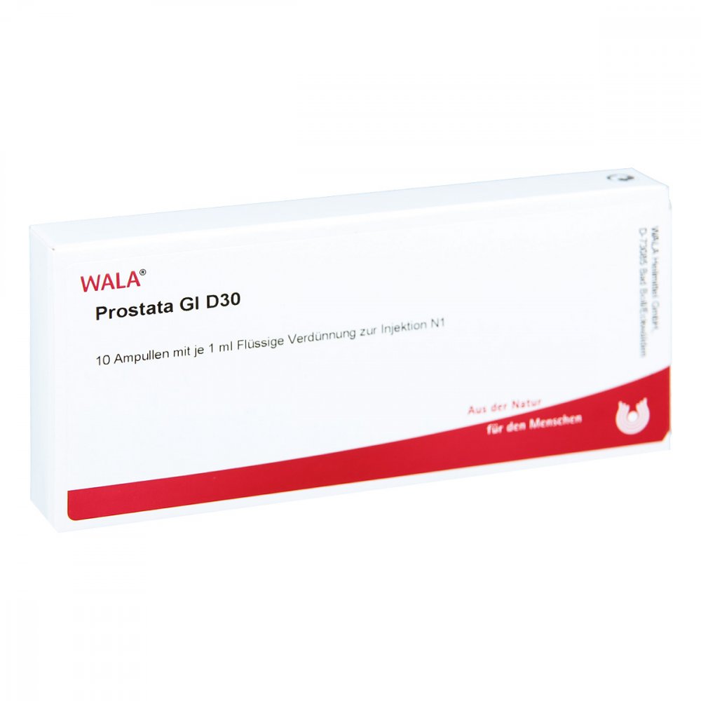 WALA Heilmittel GmbH Prostata Gl D30 Ampullen 03354537