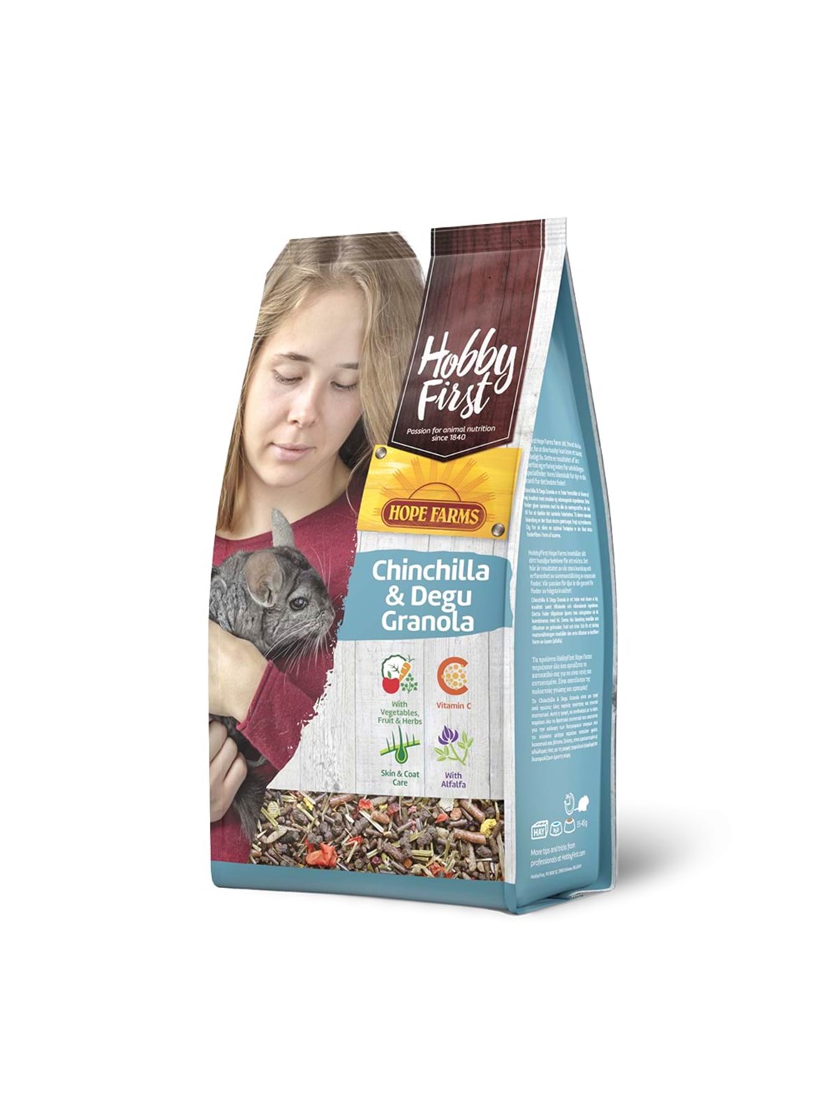 Hobby First Chinchilla & Degu Granola, 2 kg