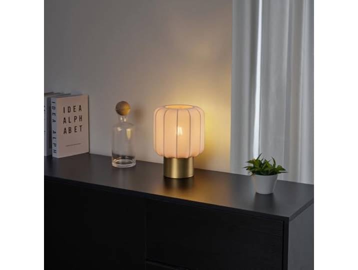 Qazqa Pluni japandi lampe de table avec abat-jour lampe de chevet beige