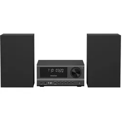Kenwood M-750DAB Micro System Anlage schwarz (Bluetooth, CD Player, 2x 40 W), Stereoanlage, Schwarz