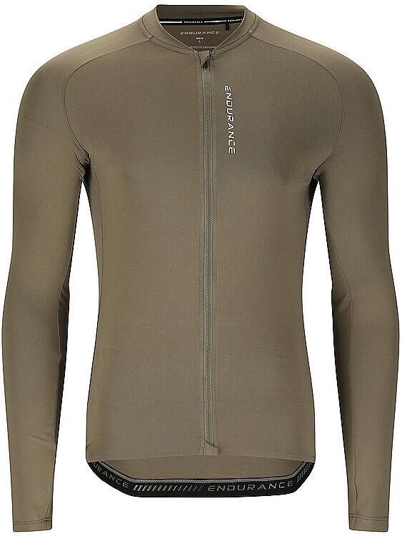ENDURANCE Herren Winter Radtrikot Paxton olive   L M