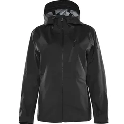 Damen Regenjacke "ZINC" Outdoor - XS - schwarz
