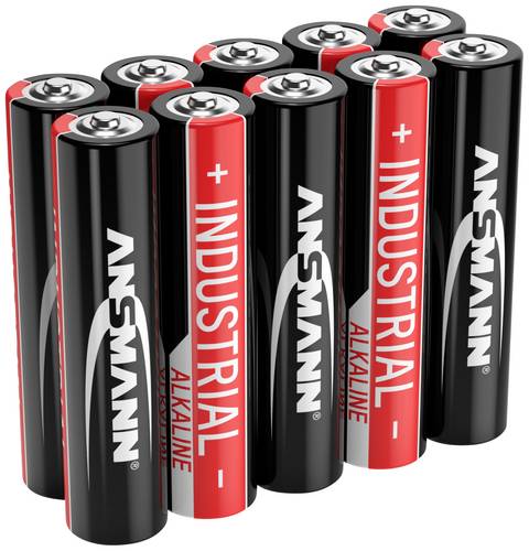 Ansmann Industrial Micro (AAA)-Batterie Alkali-Mangan 1.5 V 10 St.