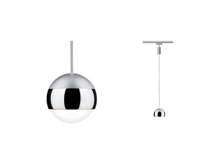 Paulmann URail Capsule II LED-Pendel in Chrom Capsule, dimmbar, alu / grau / zink, für Wohn- / Esszimmer, Metall, Modern