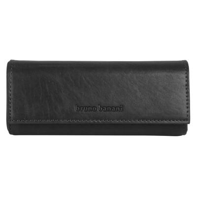 Brustbeutel BRUNO BANANI "BRUNO BANANI Herren, Damen echt Leder", Damen, schwarz, Leder, unifarben, Kleinlederwaren, echt Leder