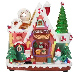 Gingerbread Candy House LED animiert 21cm Variante 2