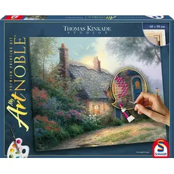 Schmidt Spiele My ArtNOBLE Thomas Kinkade Moonlight Cottage Mal-Set 40 x 50 cm