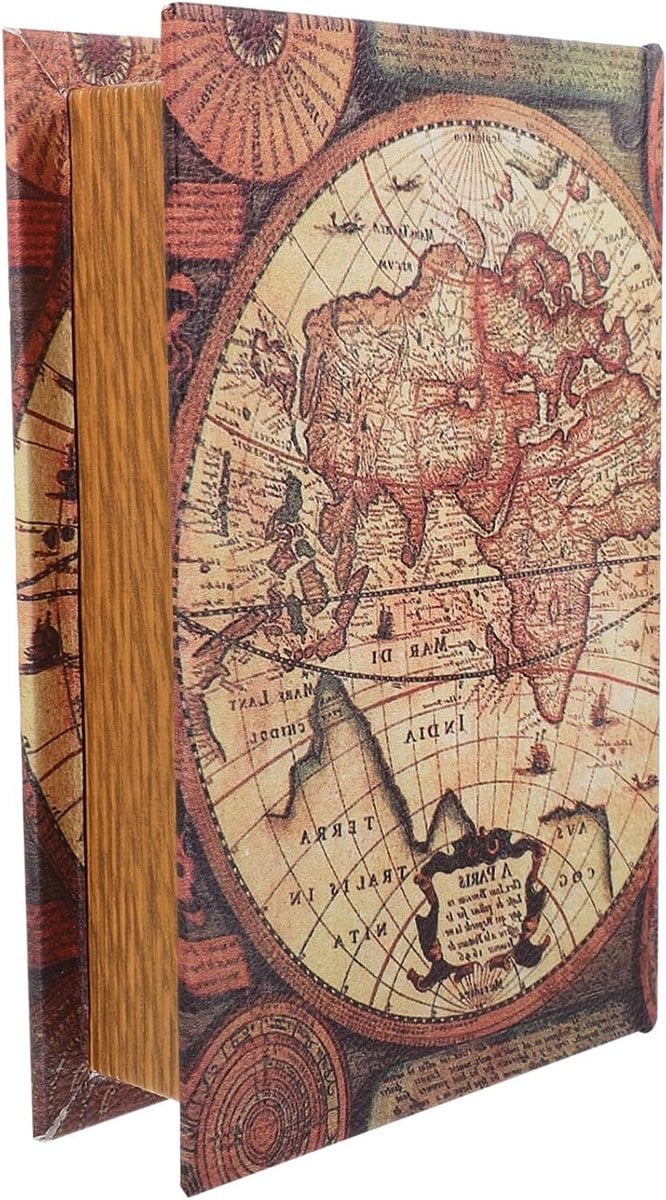 Nep Boek Doos - Decoratief Boek - Bruin - 24 cm