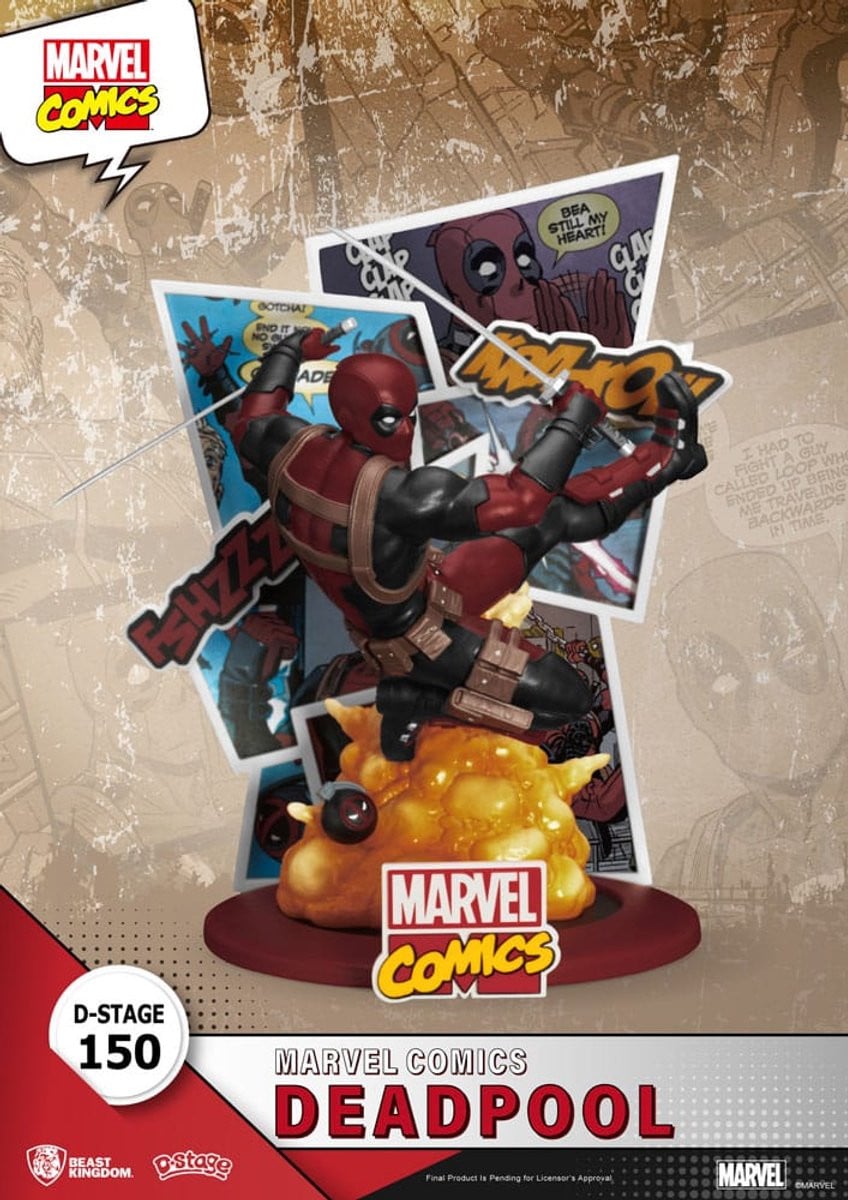 Beast Kingdom Toys Marvel D-Stage Deadpool PVC Diorama 16 cm