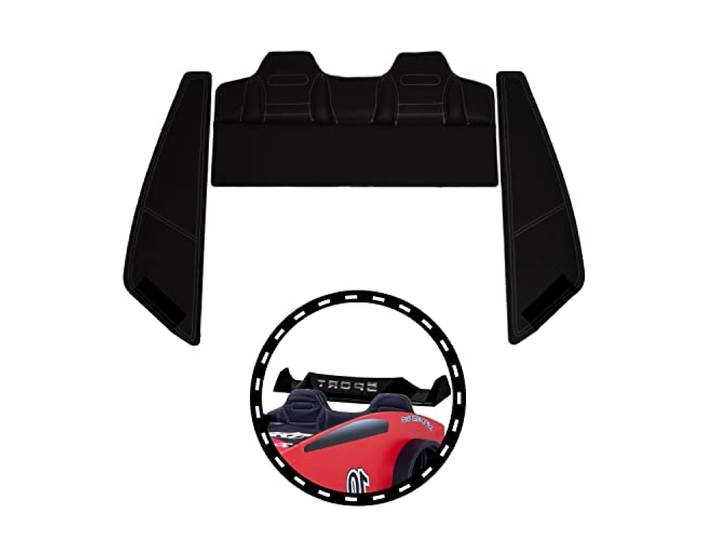 Coemo Rückenpolster Sportpack, Set 3-TLG. für Autobett Turbo V2 Trendige Erweiterung für Autobett Turbo V2, Rückenpolster zum Nachrüsten, Bitte Maßangaben beachten, 1 Rückenteil