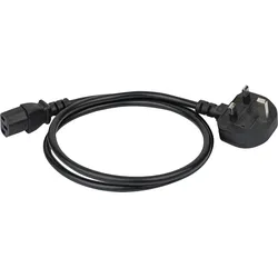 DAP UK BS13 to IEC C13 plug 3x 1.0 mm2 1 m