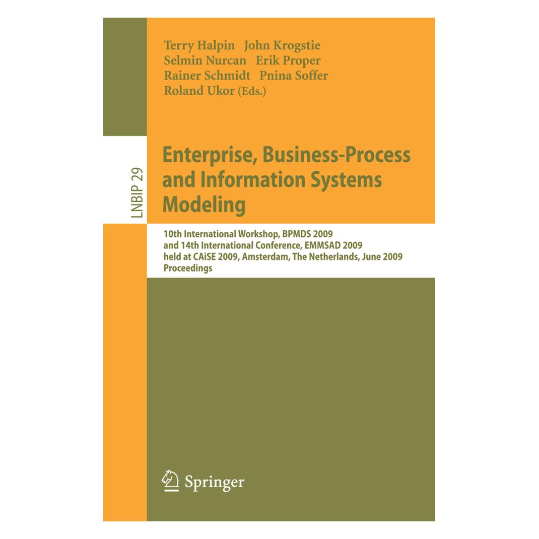 Springer Enterprise, Business-Process and Information Systems Modeling (Englisch, Softcover, Erik Proper, John Krogstie, Pnina Soffer, Rainer Schmidt, Roland Ukor, Selmin Nurcan, Terry Halpin) (15909015)