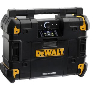 DeWalt Baustellenradio DWST1-81078-QW, Akku 12-18V, DAB+, FM, AUX, mit Ladefunktion, USB und Bluetooth
