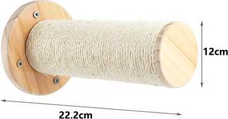 Uplift Curations Wall Mounted Cat Tree With Sisal Scratching Post Hammock And Climbing Platforms 1pc Scratching Post