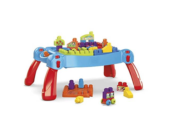 MEGA BLOKS First Builders Build 'n Learn tafel, blauw