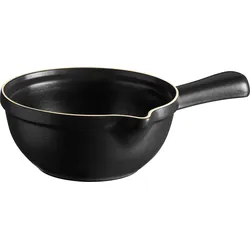 Emile Henry Tiefe Grillpfanne 1,1 l, schwarz
