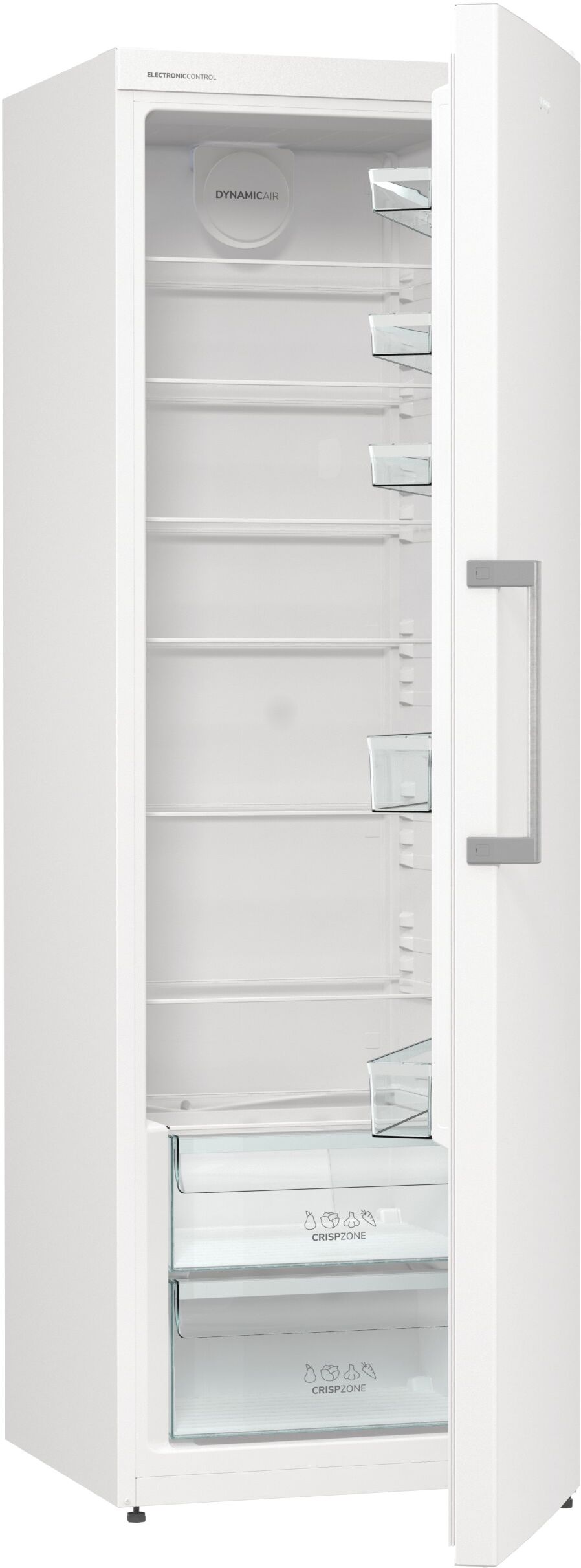 GORENJE Kühlschrank "R 619 EE", Energieeffizienz: E (A-G), silber (weiß), Rechtsanschlag, Kühlschränke, 398 Liter Volumen