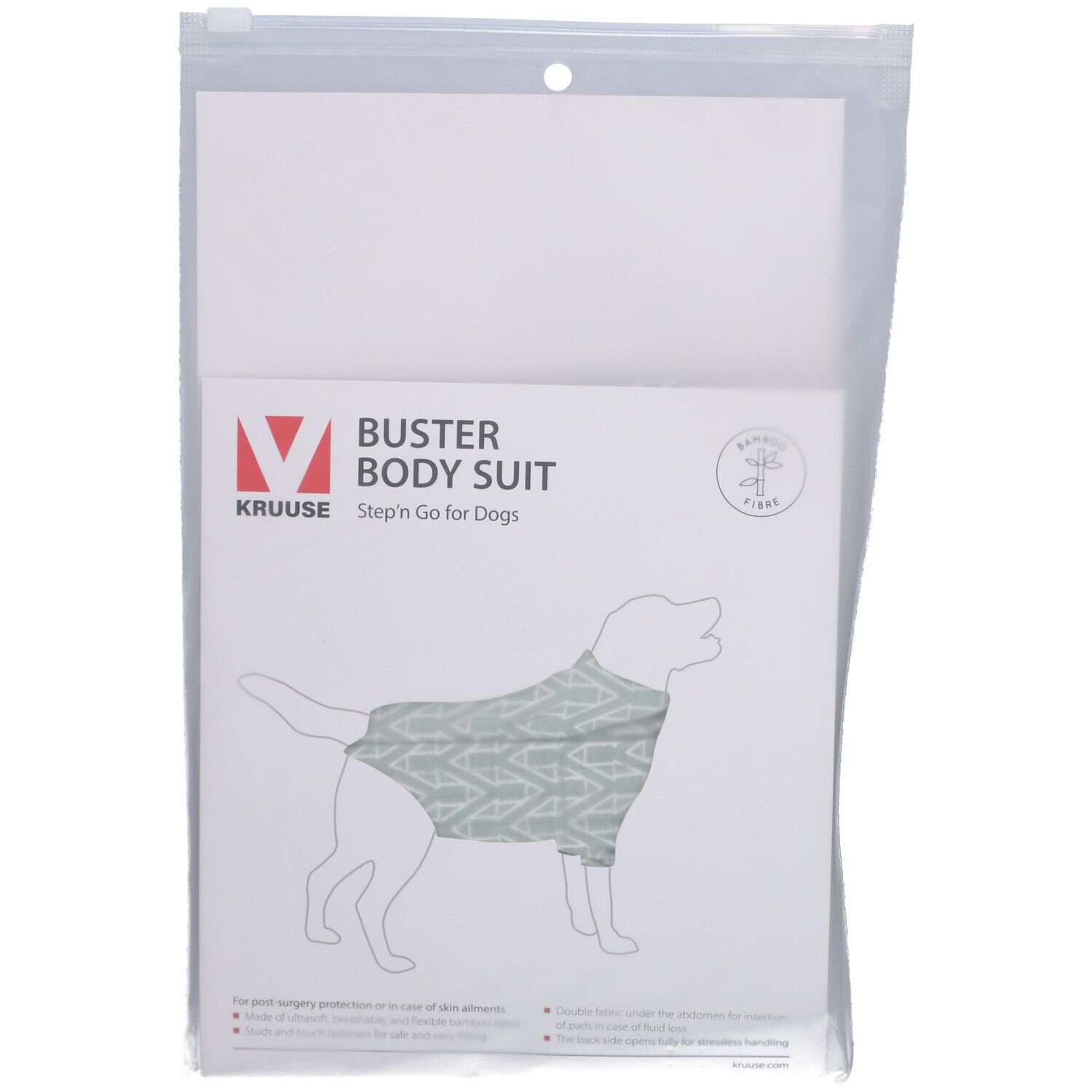 Buster Body Suit Stepn Go XS dusty green f.Hunde 1 St Sonstige