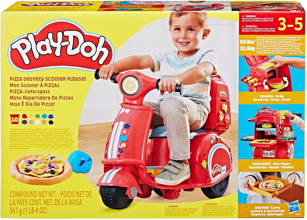 Play-Doh Moto repartidora de pizzas .