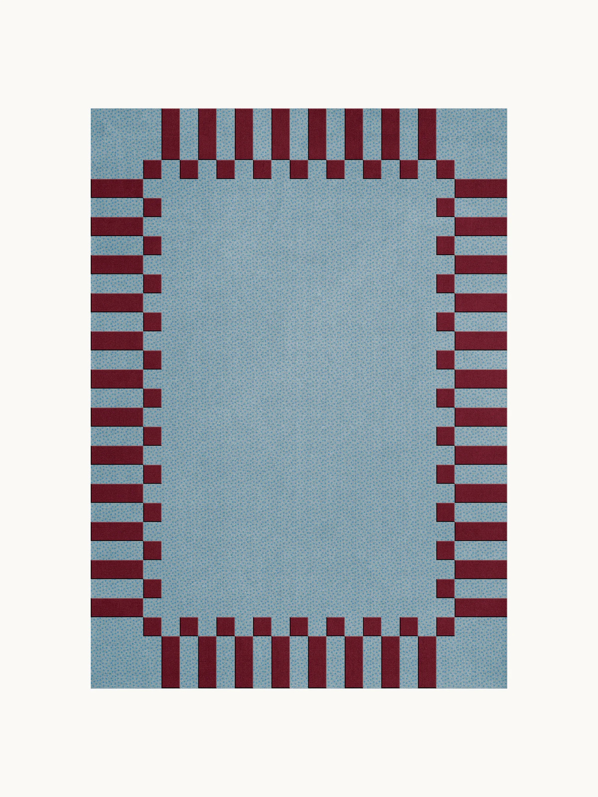 Tekla Frame handgeweven hoogpolig wollen vloerkleed met geometrisch Scandinavisch design