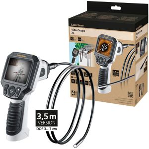 Laserliner Endoskop-Kamera 082.114E, VideoScope XL, 3,5 m Sonde Ø 9 mm, 680 x 480 Px