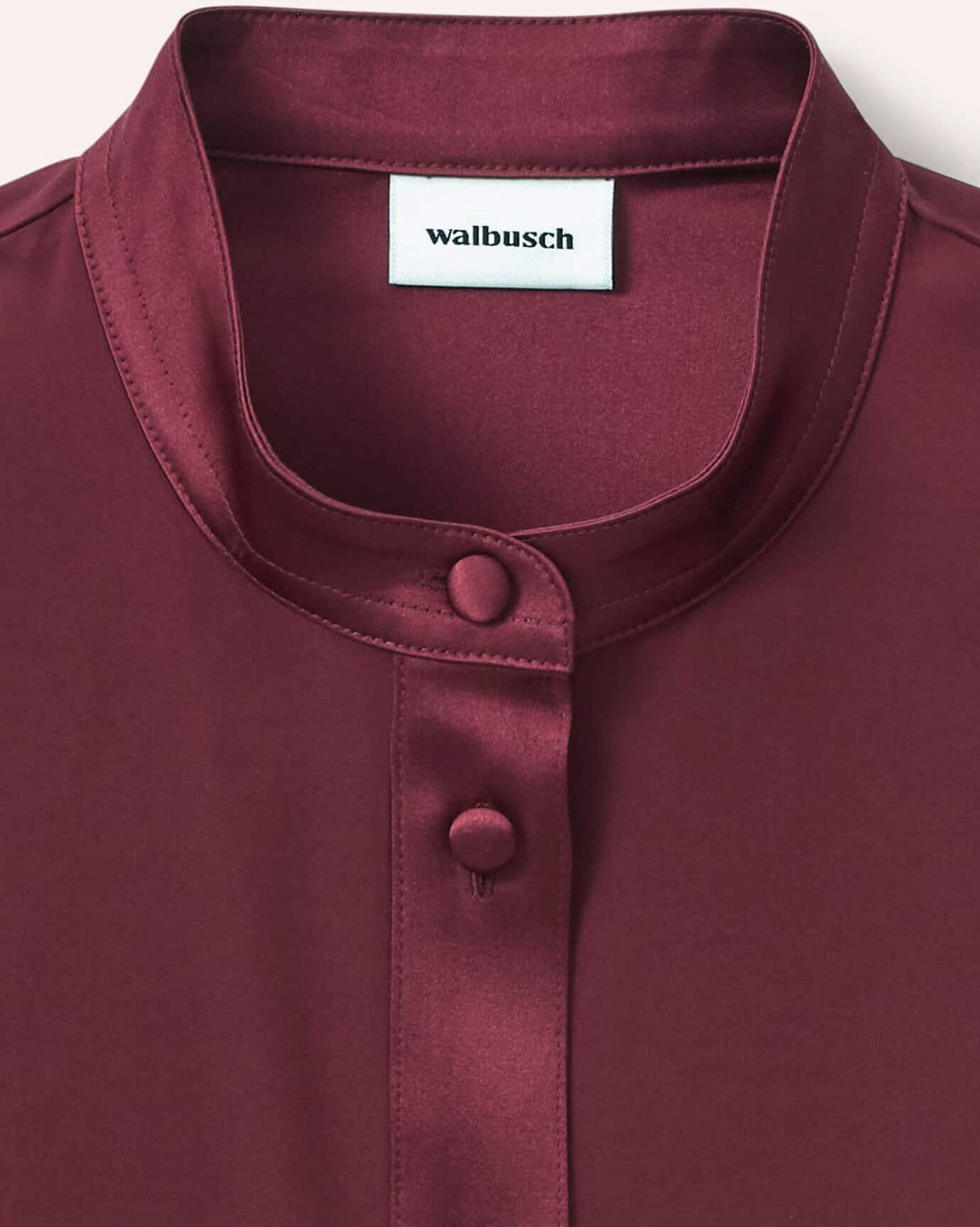 Walbusch Polo Bluse aus Seide, #noch offen: Größenlauf, Farbe Rot, 36, edle Seide bequem, da elastisch Damen