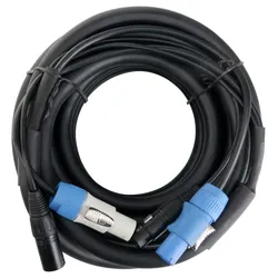 Pronomic Stage PPD-10 Hybridkabel Powerplug/DMX