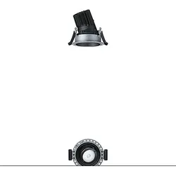 Zumtobel 60816914 LED Decken-Einbauleuchte PANOS INF R68V 10W 930 LDO SP-BK TL