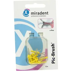 Miradent Pic-Brush Ersatzbürsten X-Fein Gelb 12 12 ST